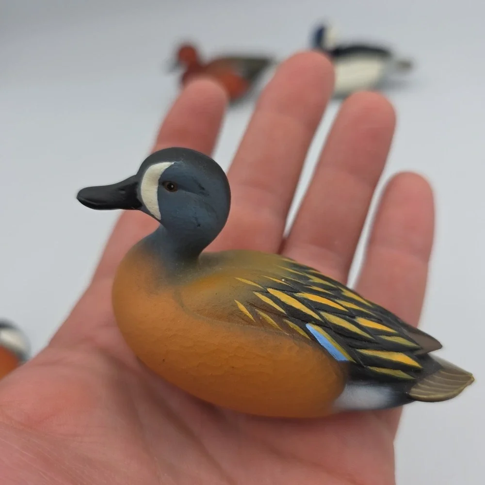 Jett Brunet Miniature Decoy Ducks Unlimited Decoys Lot Of 8  2006-2011, 013,015